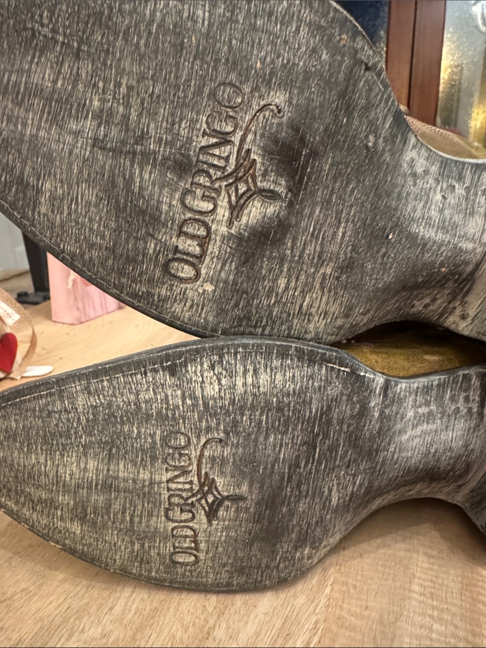 Old Gringo Olive Polostud 13" Cowboy Boots - Picture 15 of 15